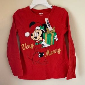 Minnie mouse Christmas top